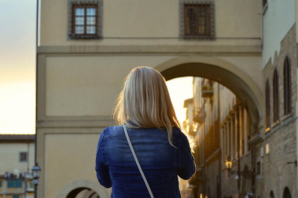 woman wearing leather jacket 2